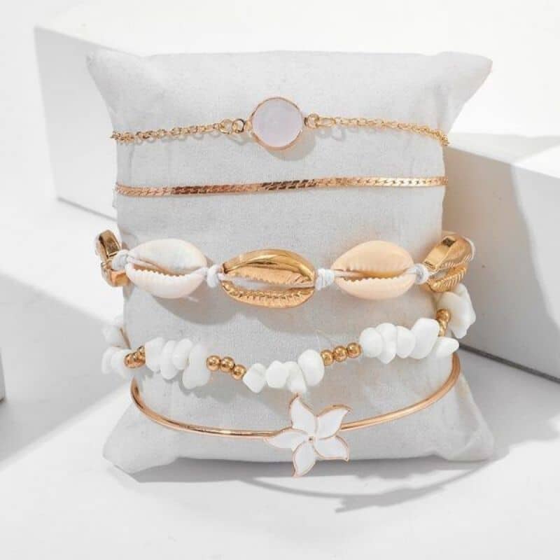 Bracelet Bohème Perles et Coquillages lifestyle 2