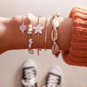 Bracelet Bohème Perles et Coquillages produit