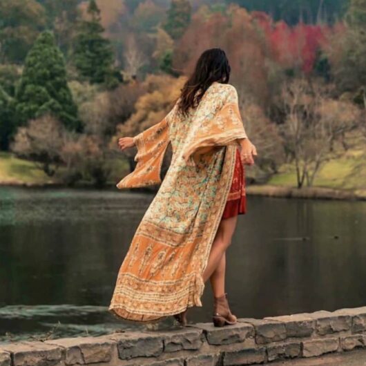 Kimono de Plage Vintage dos