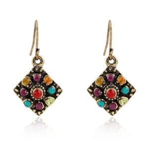 Boucles d'Oreilles ethniques lumineuses produit