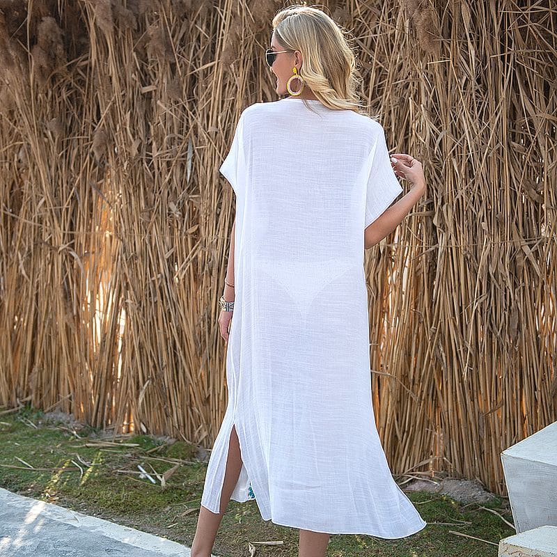 Robe Longue Transparente en Semi-Crochet lifestyle 1