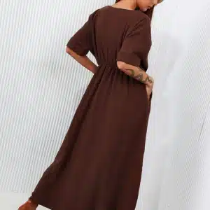 Robe Longue Fendue Décolleté Plongeant dos detail 1