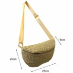 Sac Banane en Paille dimensions