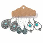 Boucles d'Oreilles Vintage Bohème A