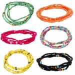 Bracelet de Cheville Long en Perles Colorées PRODUIT