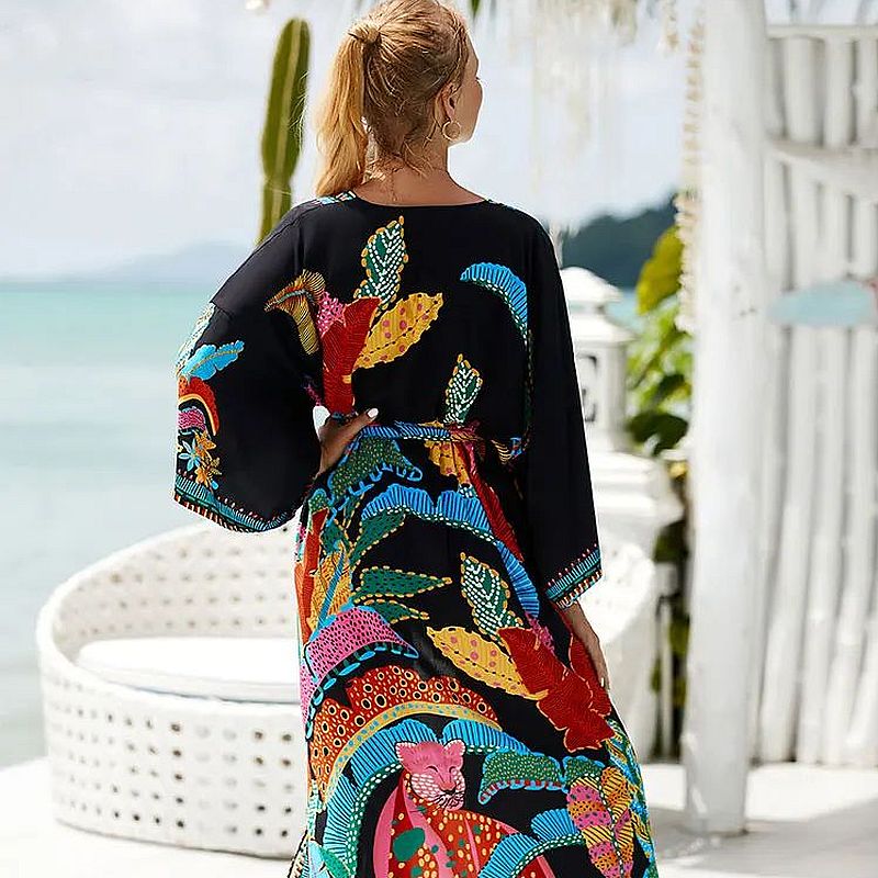 Kimono Cardigan Coloré Inspiration Africaine lifestyle 2